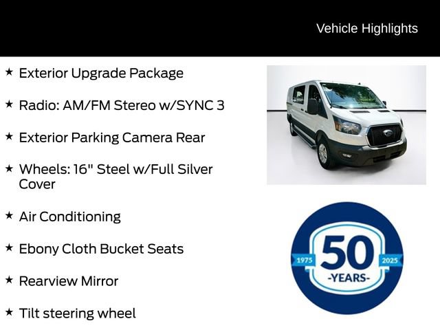 Certified 2025 Ford Transit 250 Low Roof w/ Exterior Upgrade Package RWD image 11