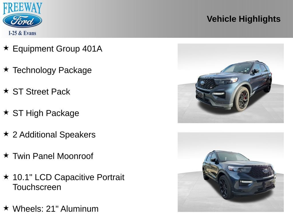 Certified 2023 Ford Explorer ST w/ Equipment Group 401A image 4