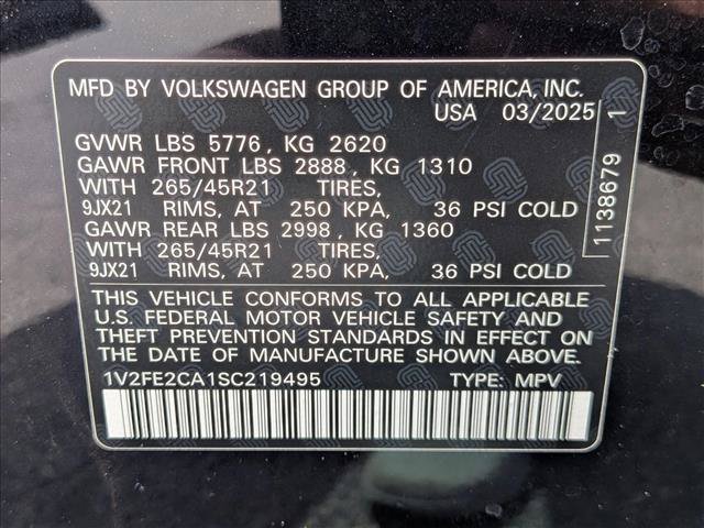 Used 2025 Volkswagen Atlas Cross Sport SEL Premium R-Line AWD/4WD image 23