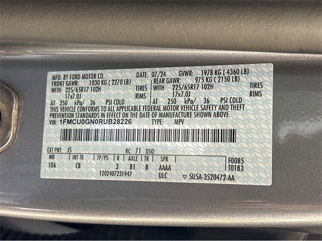 Certified 2024 Ford Escape Active image 46