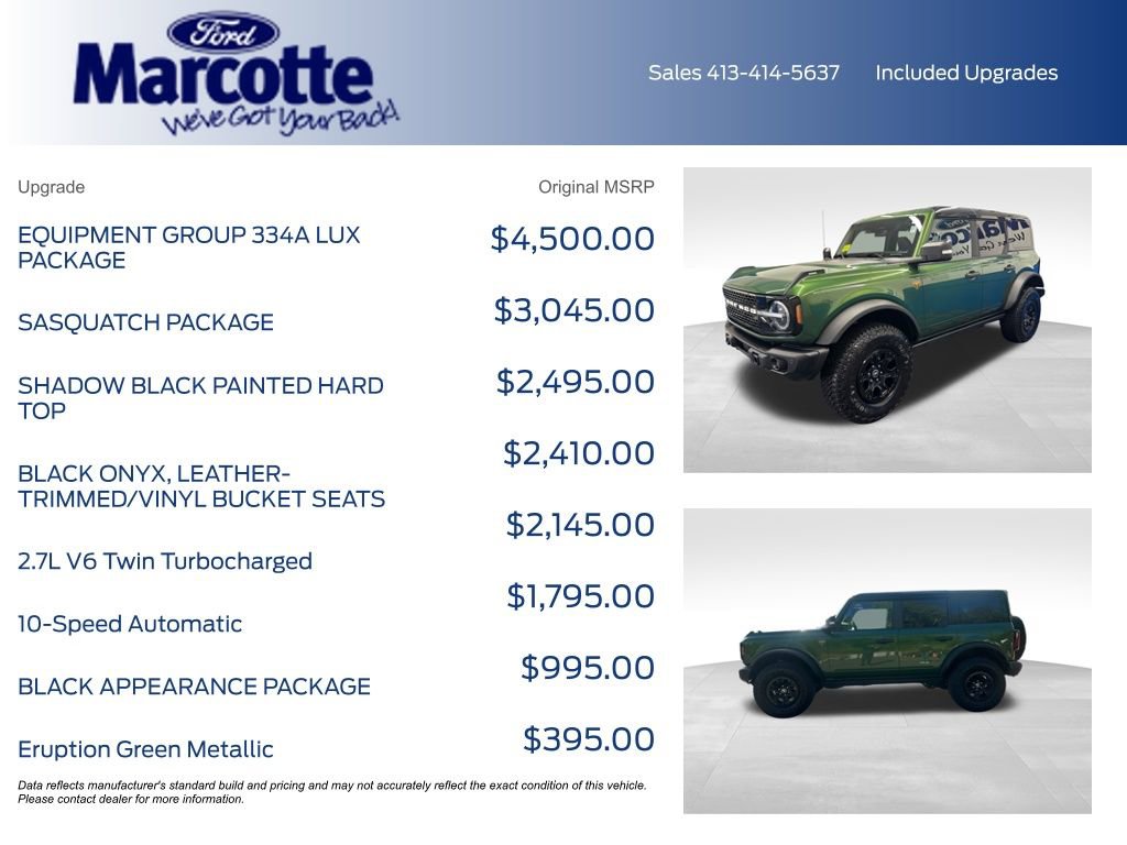 Certified 2025 Ford Bronco Badlands AWD/4WD image 4
