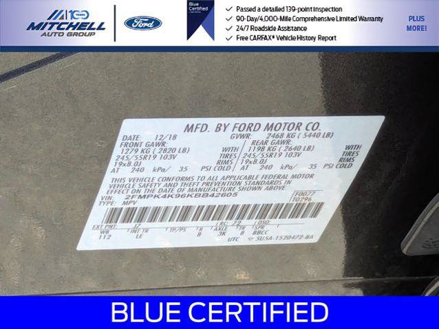 Certified 2019 Ford Edge Titanium AWD/4WD image 38