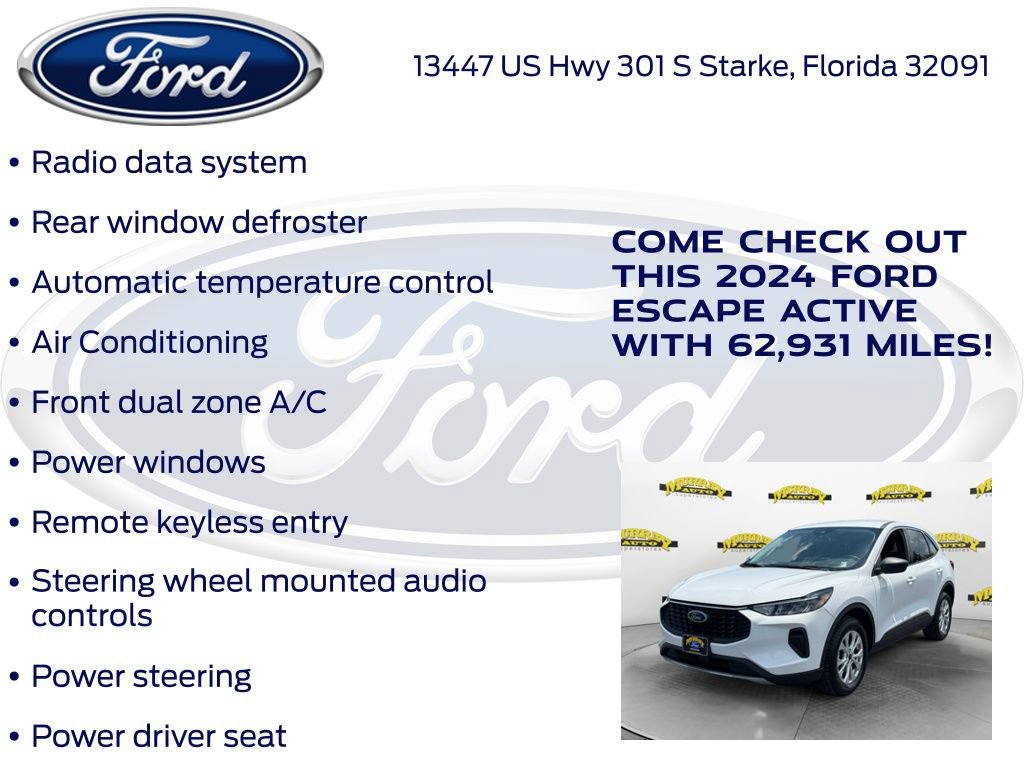 Certified 2024 Ford Escape Active w/ Tech Pack #1 AWD/4WD image 27