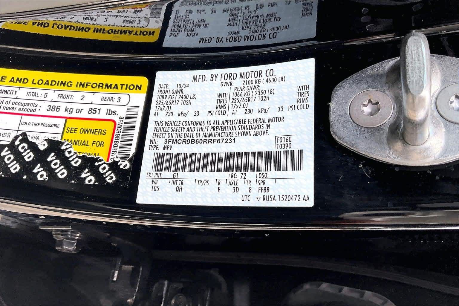 Certified 2024 Ford Bronco Sport Big Bend AWD/4WD image 20