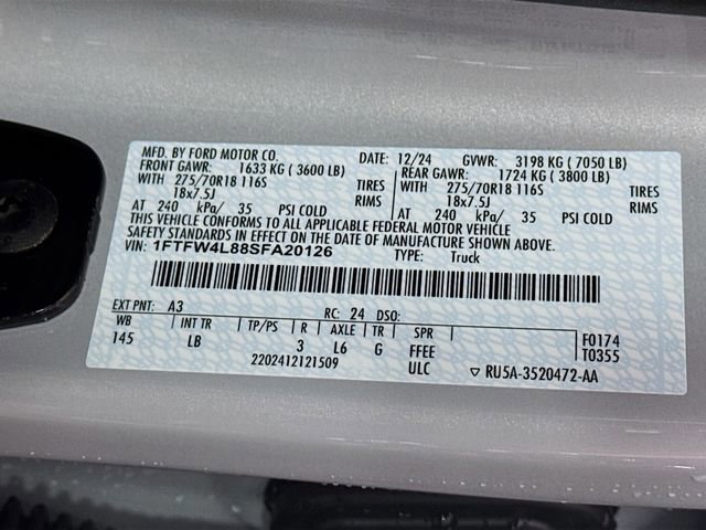 Certified 2025 Ford F150 Tremor w/ Bed Utility Package image 37