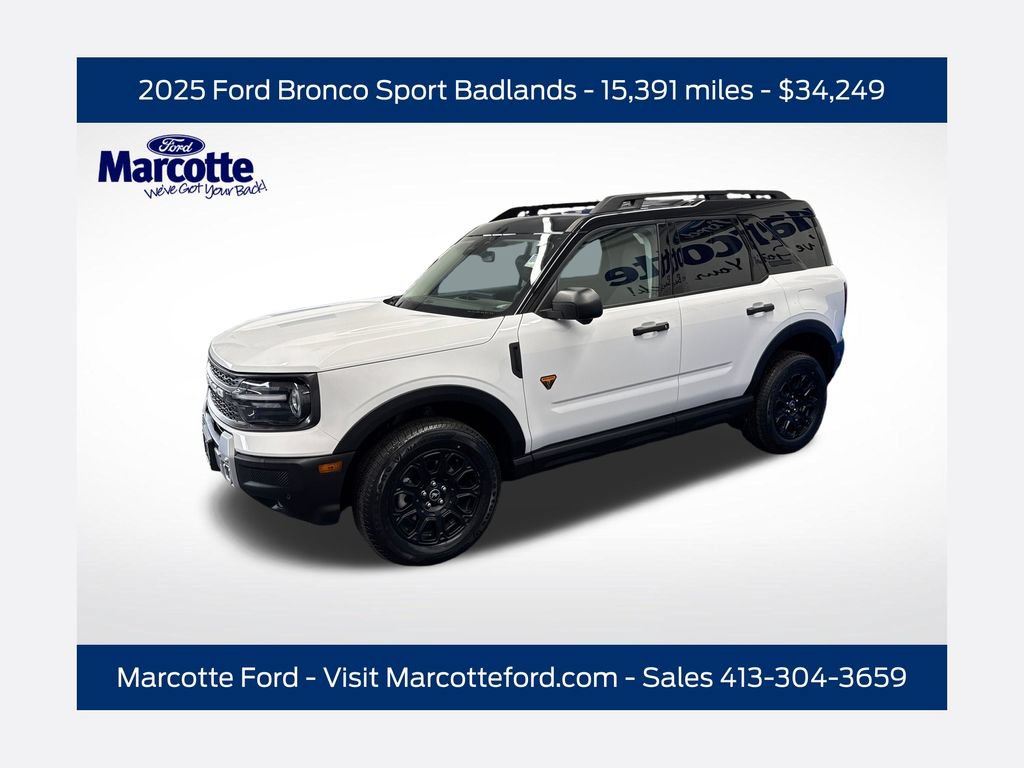 Certified 2025 Ford Bronco Sport Badlands AWD/4WD 360° Tour