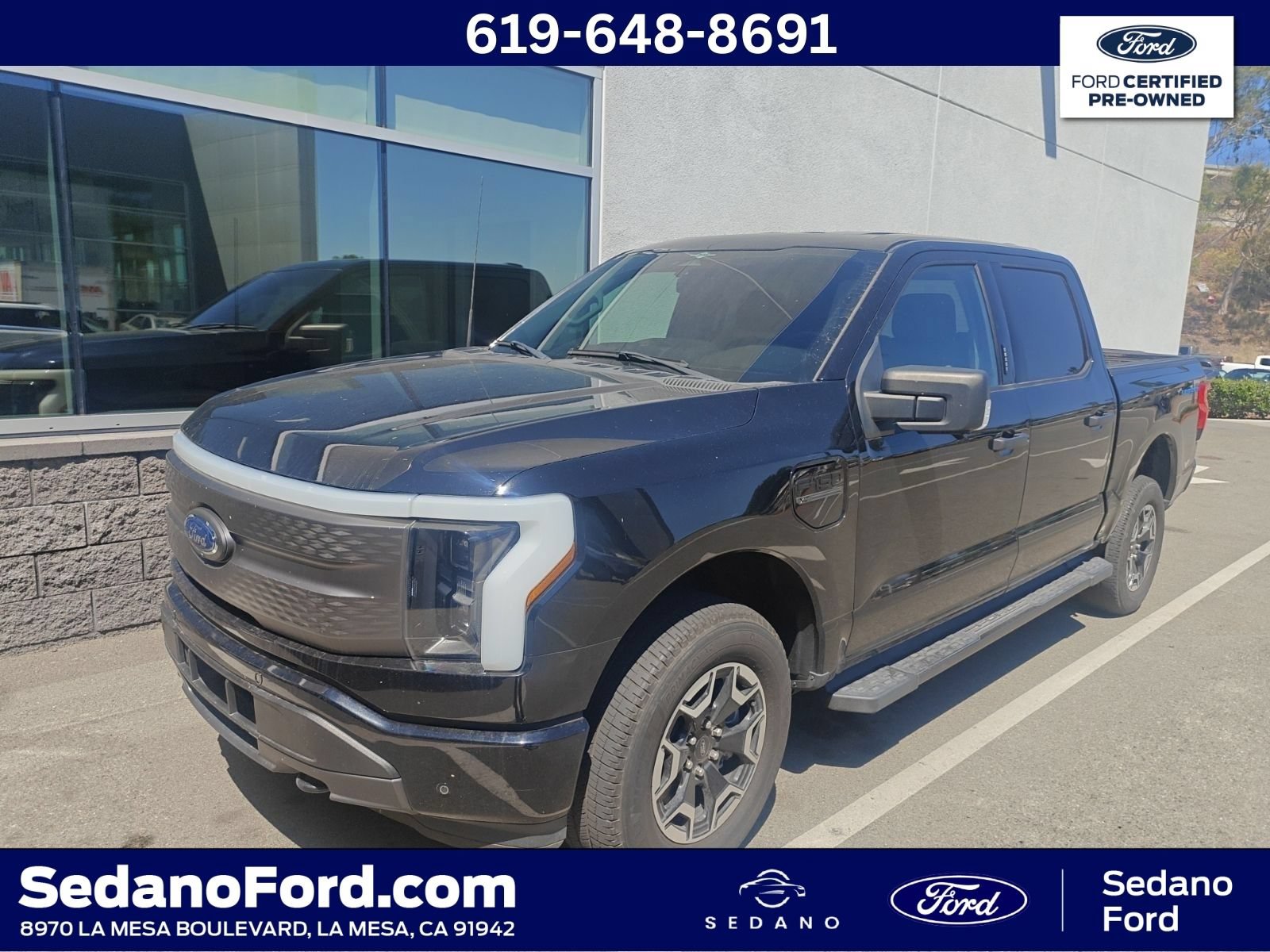 Certified 2023 Ford F150 Lightning XLT w/ Tow Technology Package AWD/4WD image 1