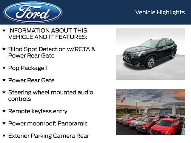 Used 2024 Subaru Forester Premium w/ POP Package 1 image 11