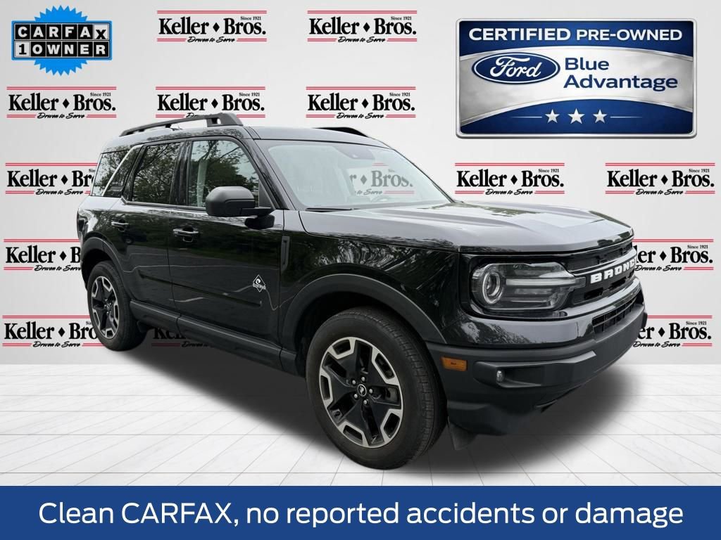Certified 2023 Ford Bronco Sport Outer Banks w/ Tech Package AWD/4WD video 1