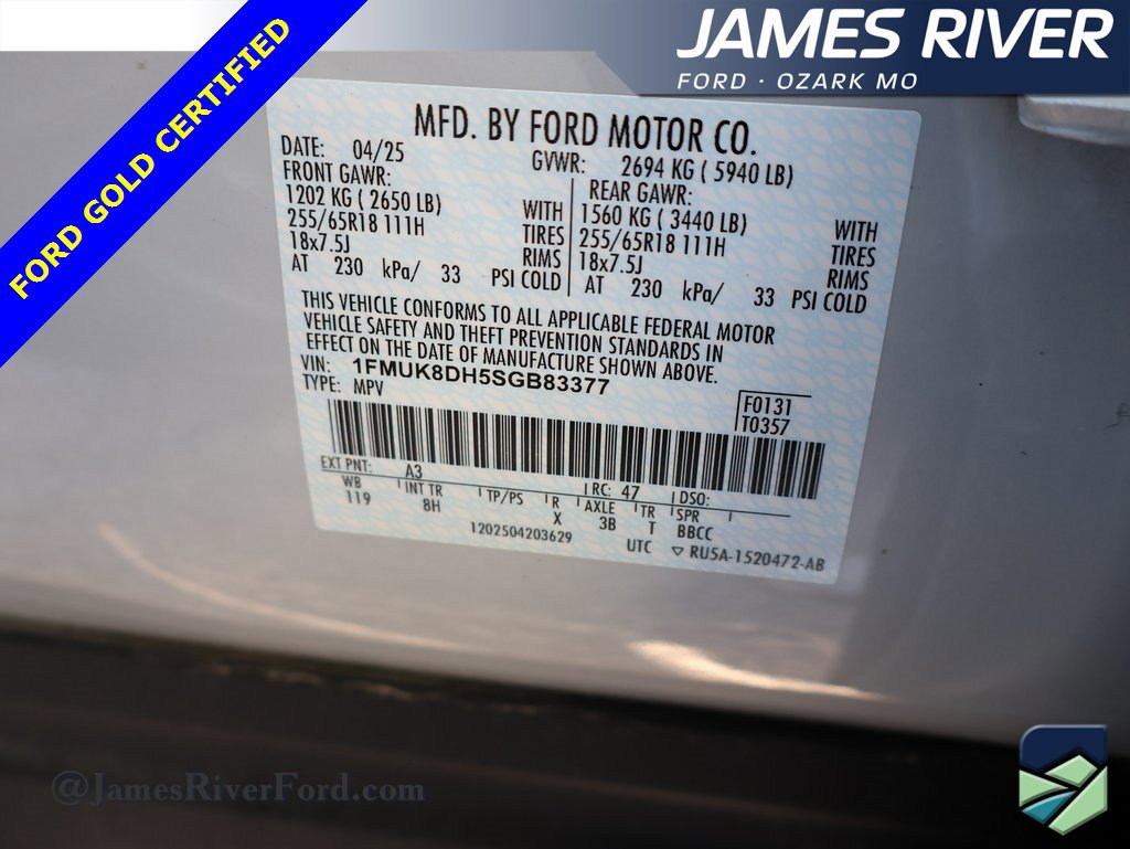 Certified 2025 Ford Explorer Active image 41