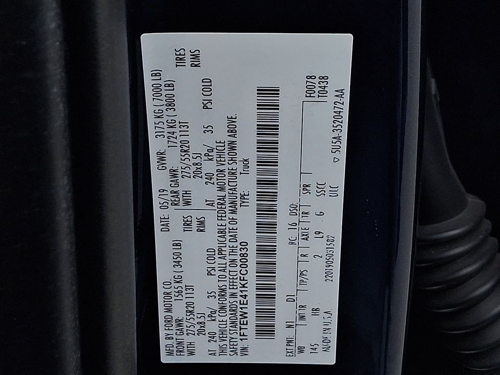 Certified 2019 Ford F150 Lariat AWD/4WD image 27