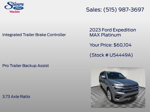 Certified 2023 Ford Expedition Max Platinum AWD/4WD image 28
