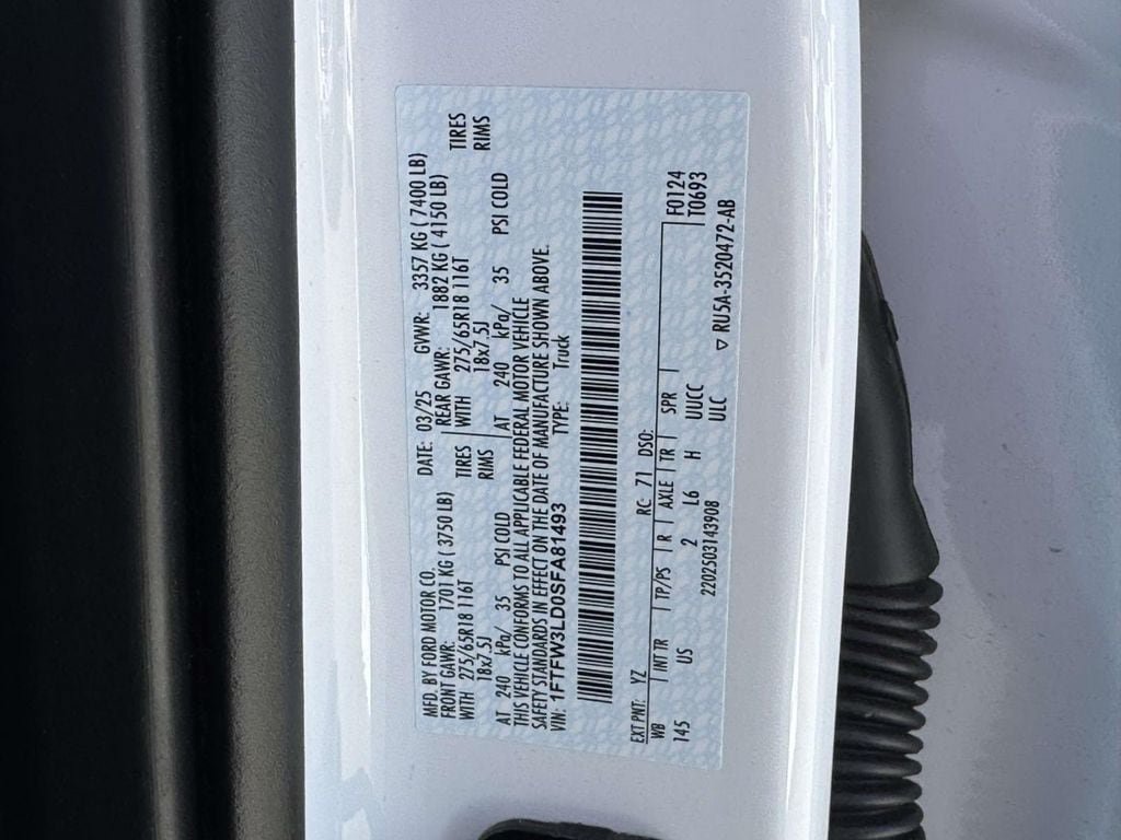 Certified 2025 Ford F150 XLT w/ Equipment Group 301A Standard AWD/4WD image 28