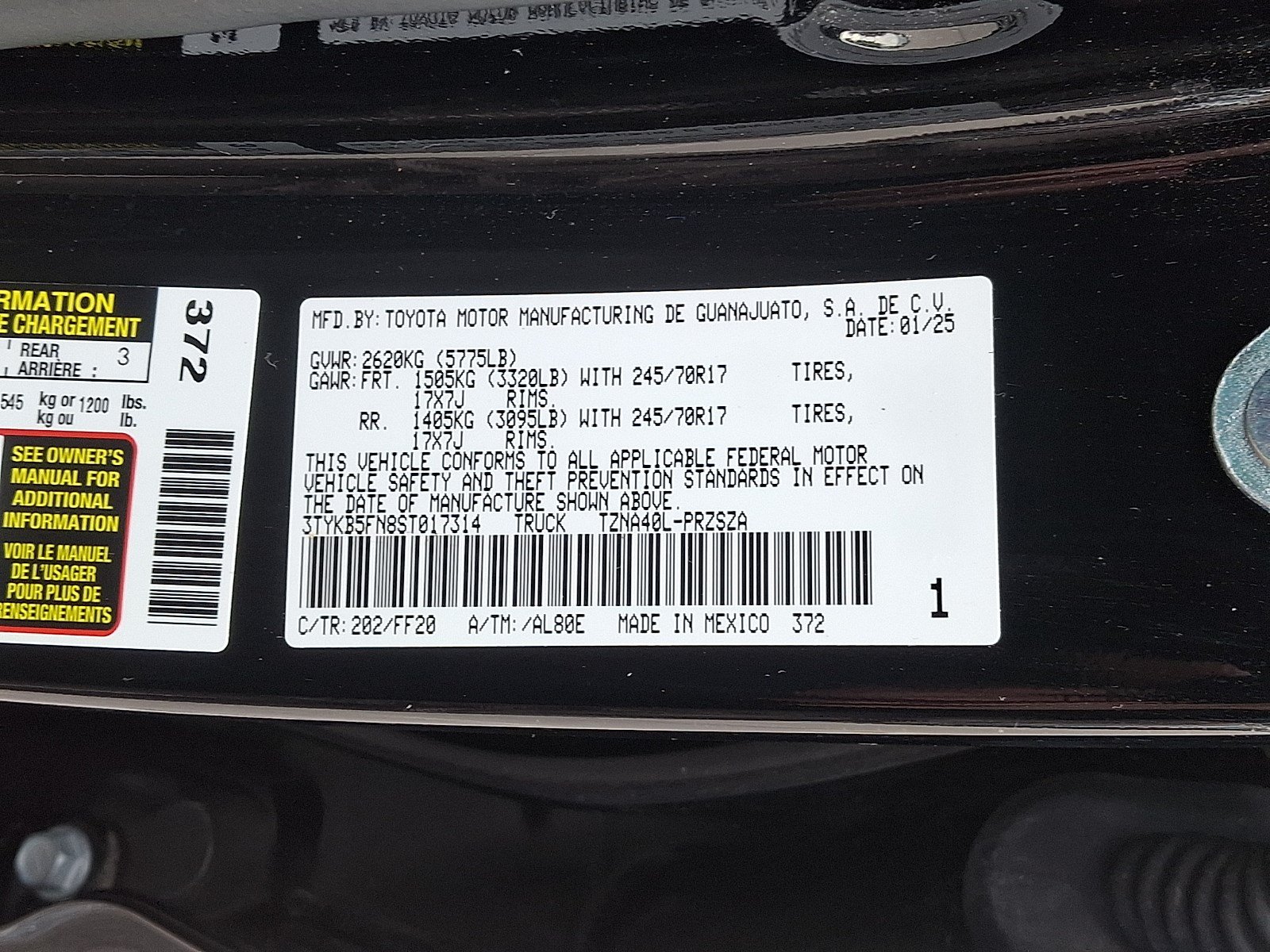 Used 2025 Toyota Tacoma SR5 RWD image 28