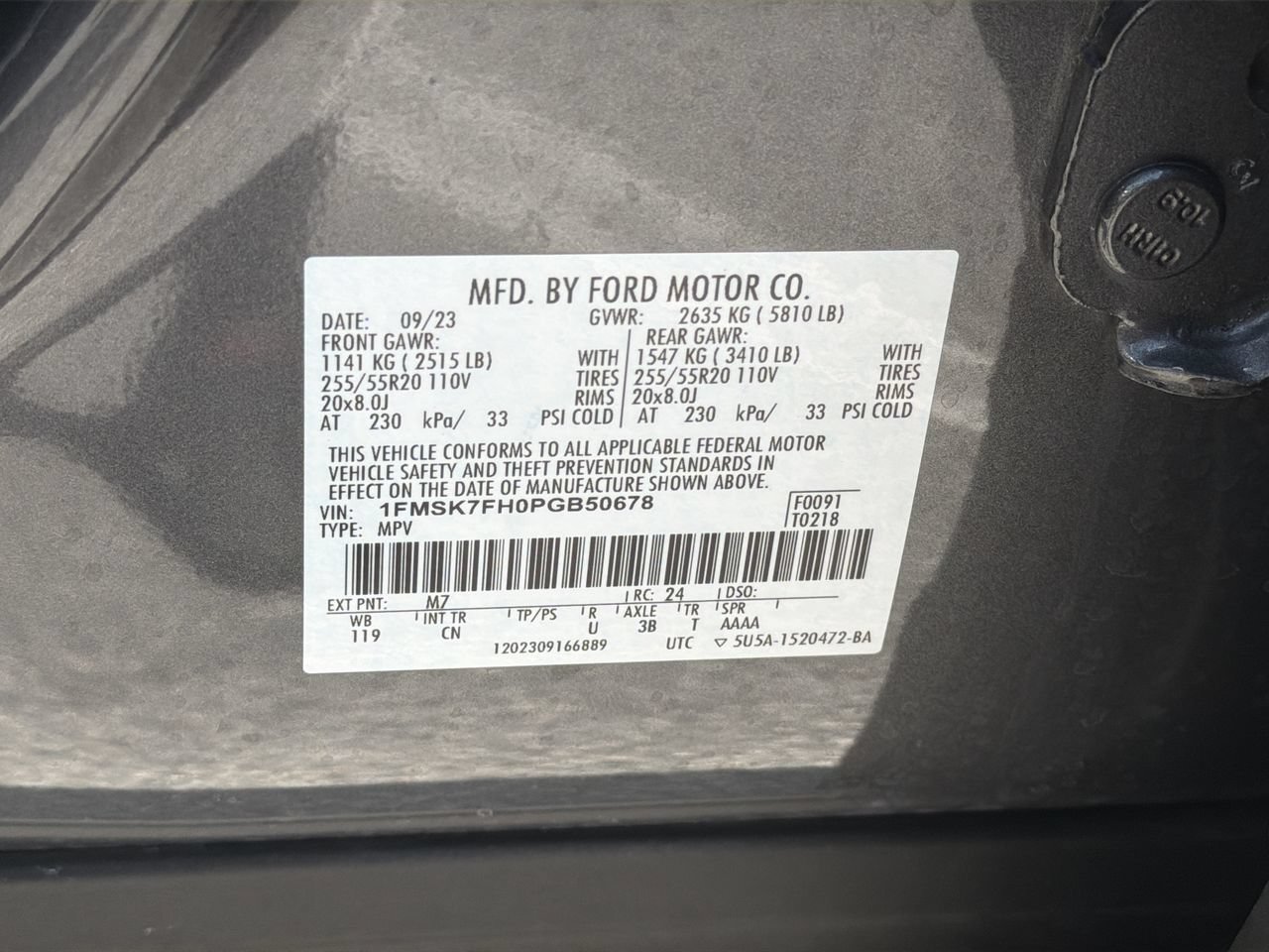 Certified 2023 Ford Explorer Limited w/ Limited Technology Package RWD image 36