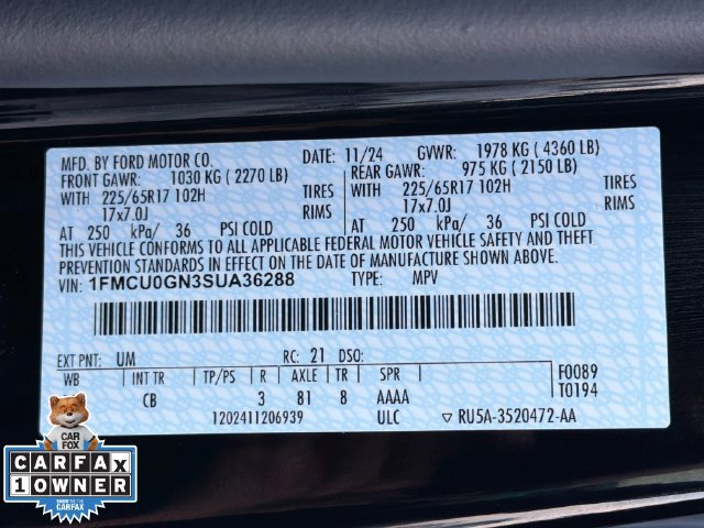 Certified 2025 Ford Escape Active FWD image 42