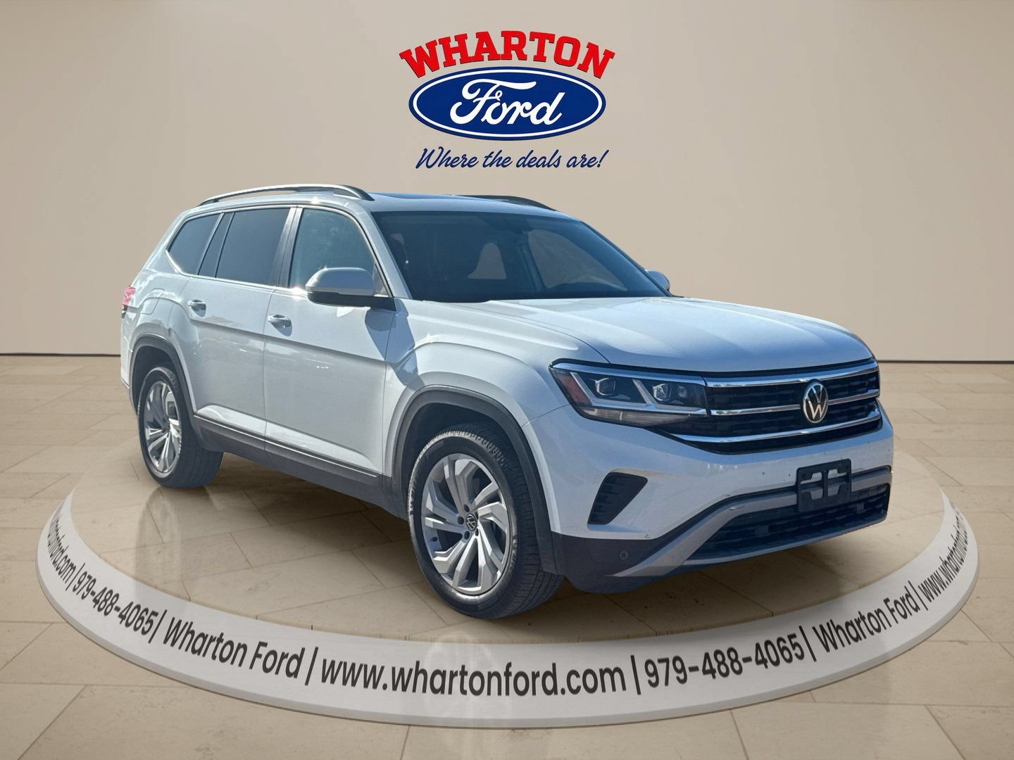 Used 2021 Volkswagen Atlas SE w/ Panoramic Sunroof Package FWD image 8