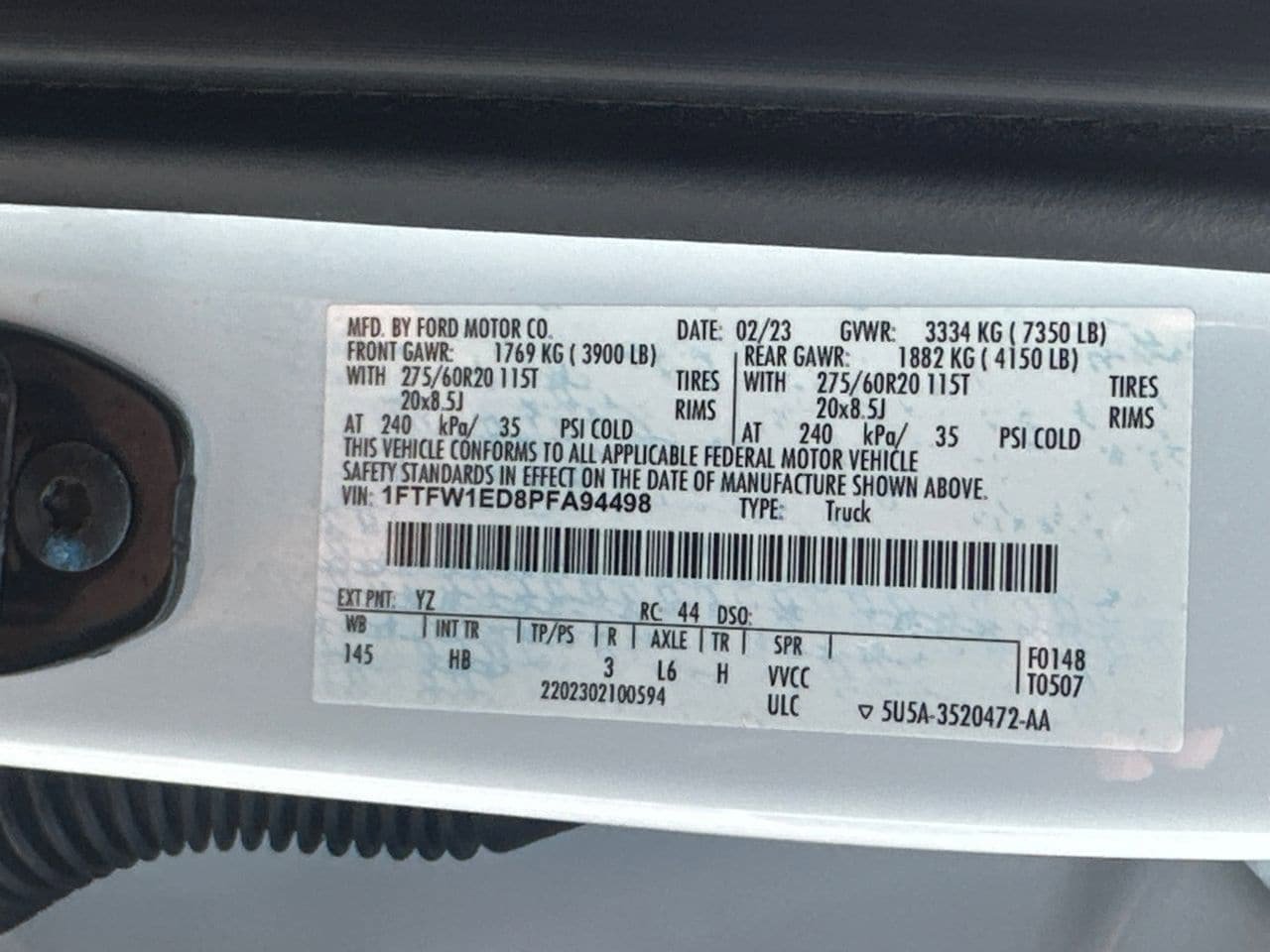 Certified 2023 Ford F150 Lariat w/ Equipment Group 502A High AWD/4WD image 34