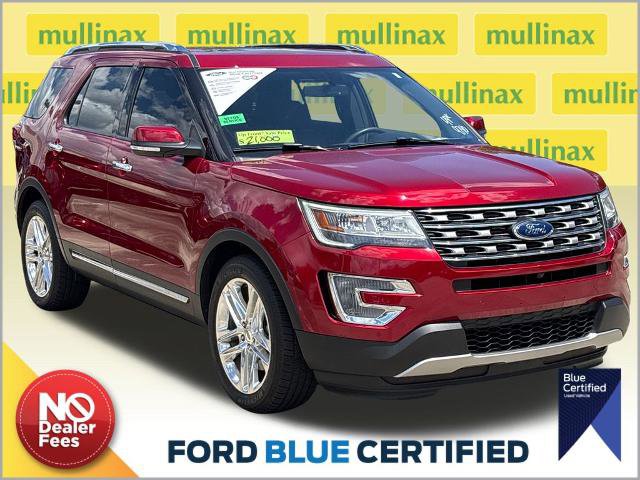 Certified 2017 Ford Explorer Limited w/ Class II Trailer Tow Package