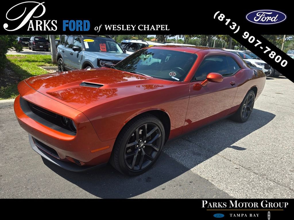 Used 2022 Dodge Challenger SXT w/ Blacktop Package RWD image 1