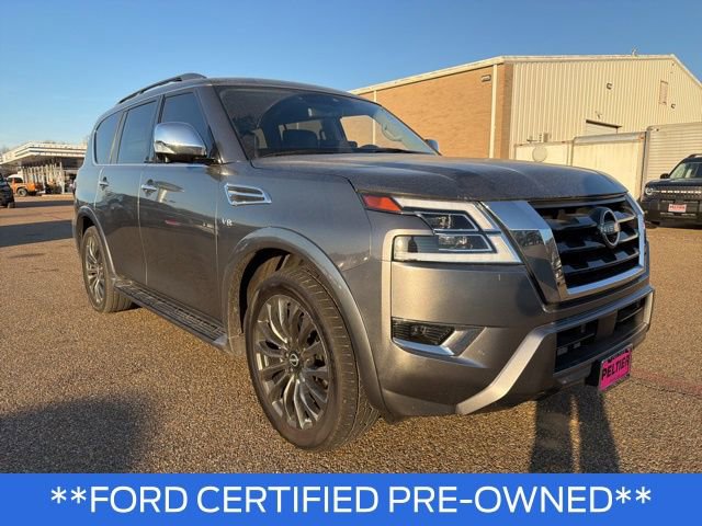 Used 2021 Nissan Armada Platinum w/ Captain's Chairs Package image 1
