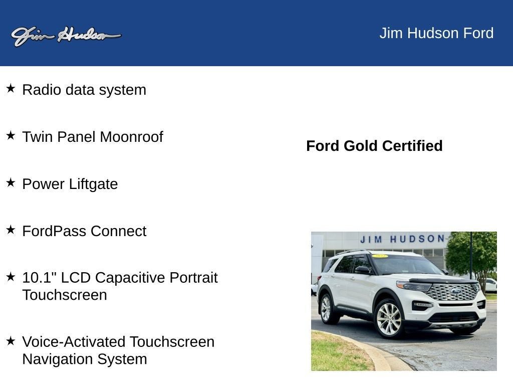 Certified 2022 Ford Explorer Platinum w/ Technology Package AWD/4WD image 13