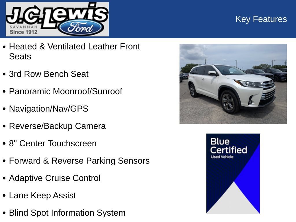 Used 2018 Toyota Highlander Limited Platinum FWD image 37