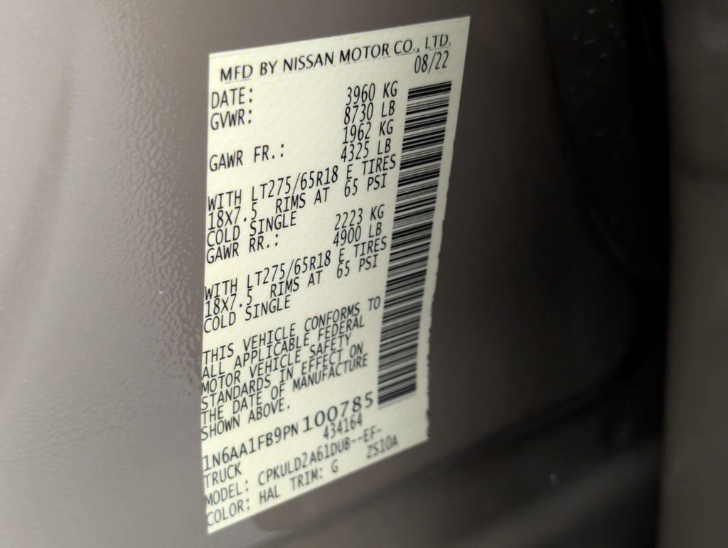 Used 2023 Nissan Titan PRO-4X AWD/4WD image 26