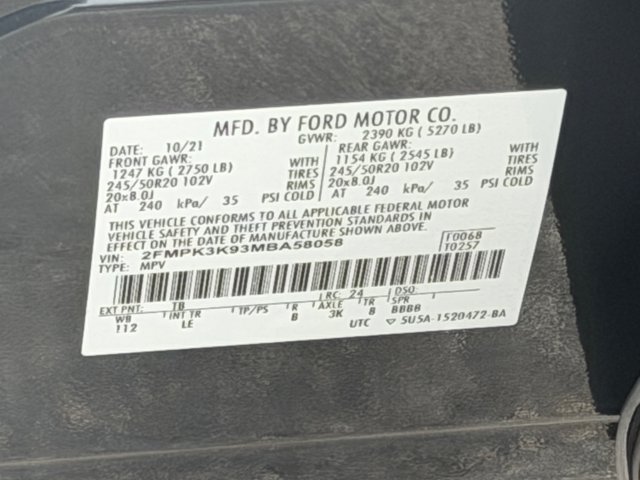 Certified 2021 Ford Edge Titanium FWD image 36
