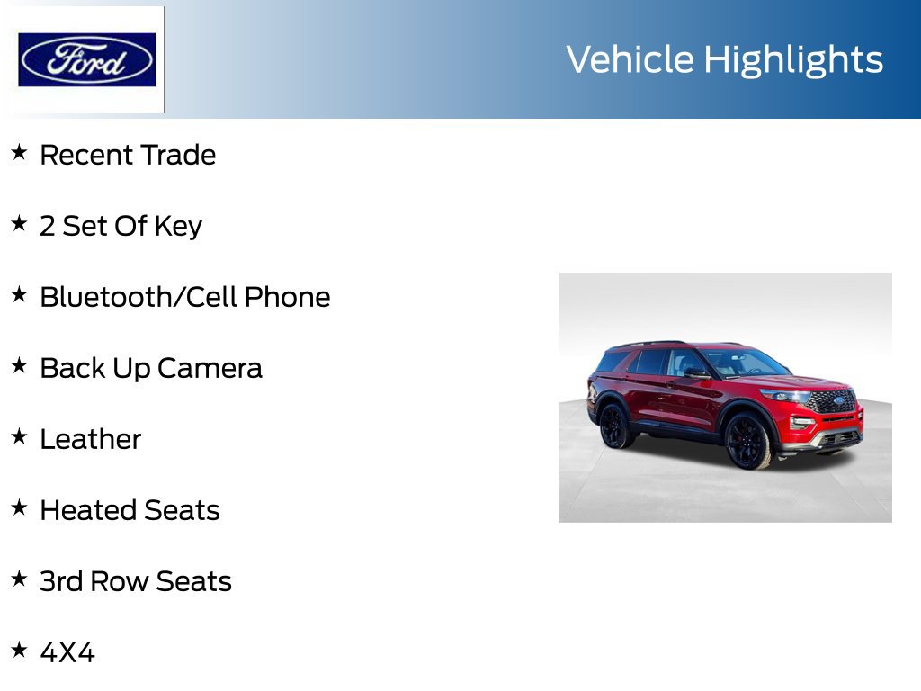 Certified 2023 Ford Explorer ST w/ Equipment Group 401A AWD/4WD image 7