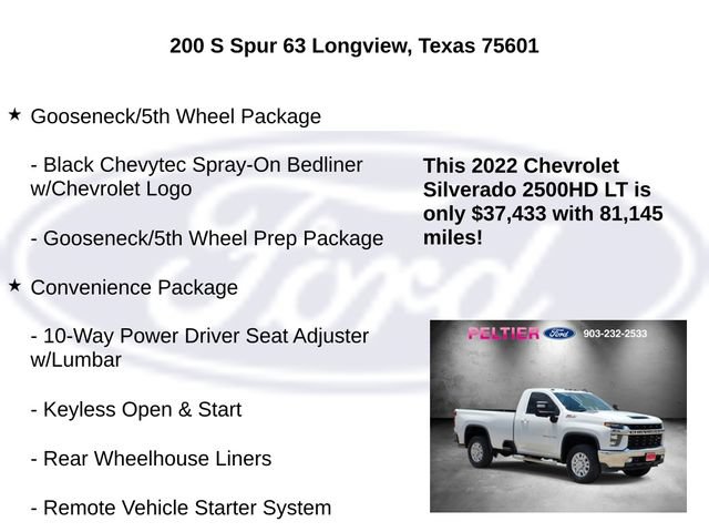 Used 2022 Chevrolet Silverado 2500 LT w/ Convenience Package AWD/4WD image 25