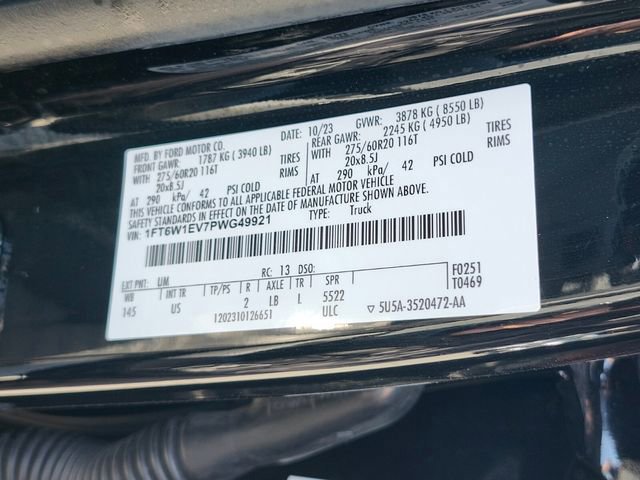 Certified 2023 Ford F150 Lightning XLT w/ Equipment Group 312A High image 33