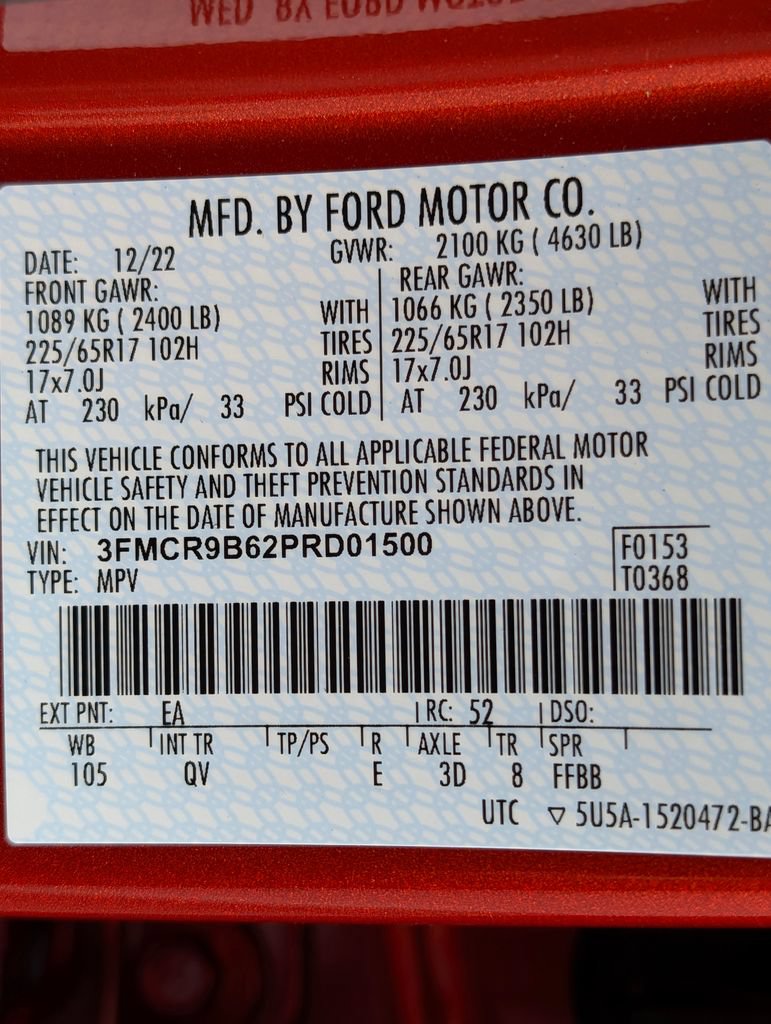 Certified 2023 Ford Bronco Sport Big Bend w/ Convenience Package AWD/4WD image 28