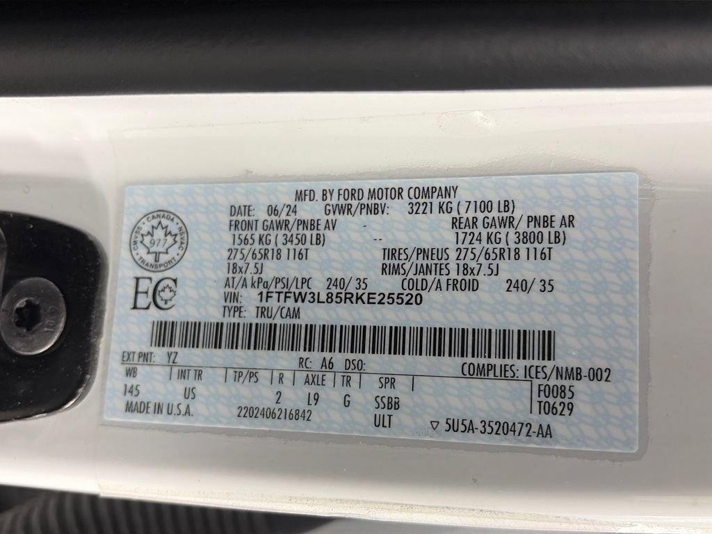 Certified 2024 Ford F150 XLT w/ Equipment Group 302A MID AWD/4WD image 9