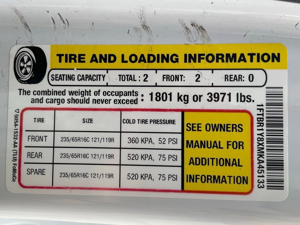 Certified 2021 Ford Transit 250 Low Roof w/ Exterior Upgrade Package image 64