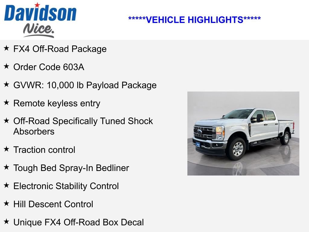 Certified 2023 Ford F250 XLT w/ FX4 Off-Road Package image 4