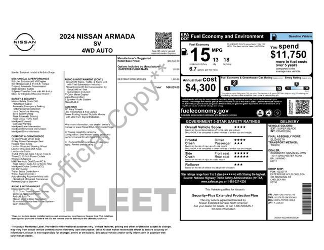 Used 2024 Nissan Armada SV image 37
