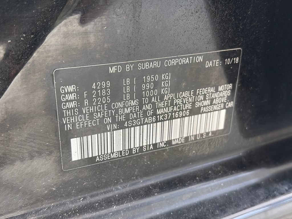 Used 2019 Subaru Impreza 2.0i w/ Eyesight AWD/4WD image 9