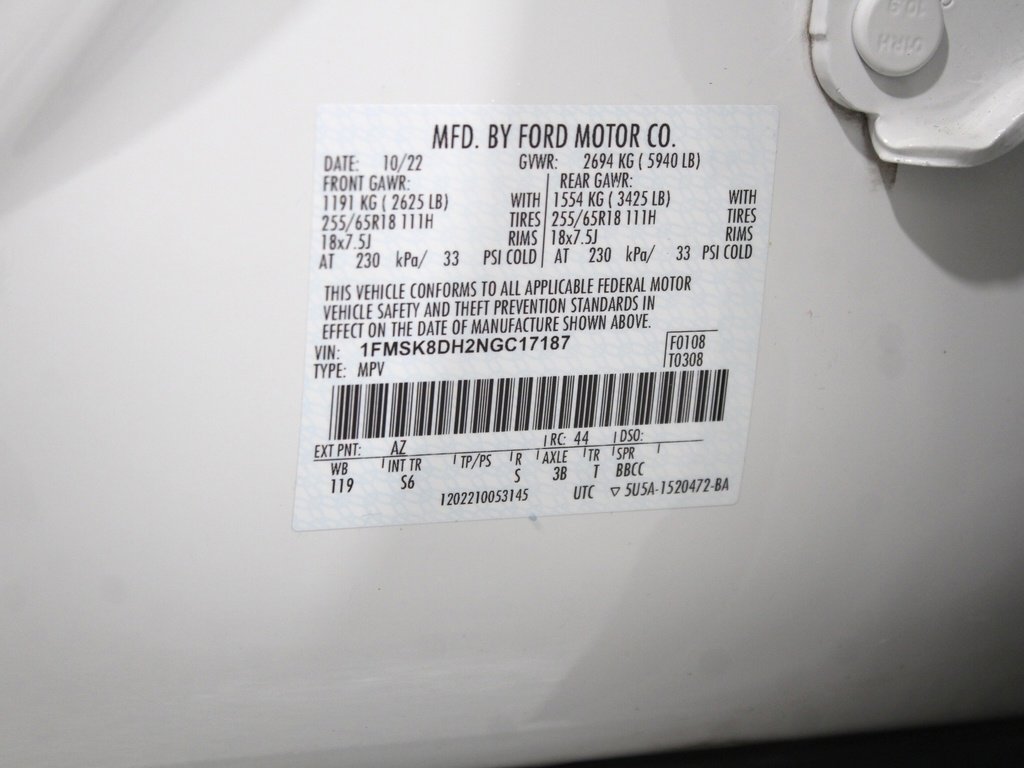 Certified 2022 Ford Explorer XLT w/ Equipment Group 202A image 26