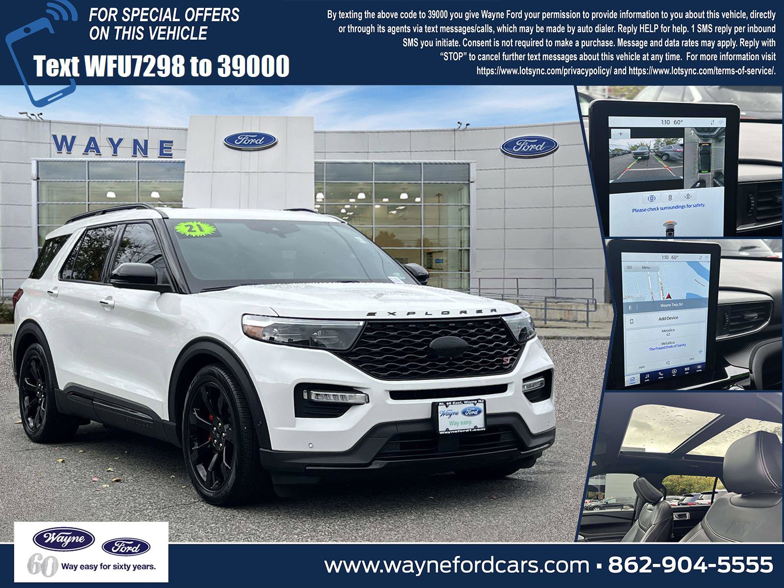 Certified 2021 Ford Explorer ST w/ Equipment Group 401A