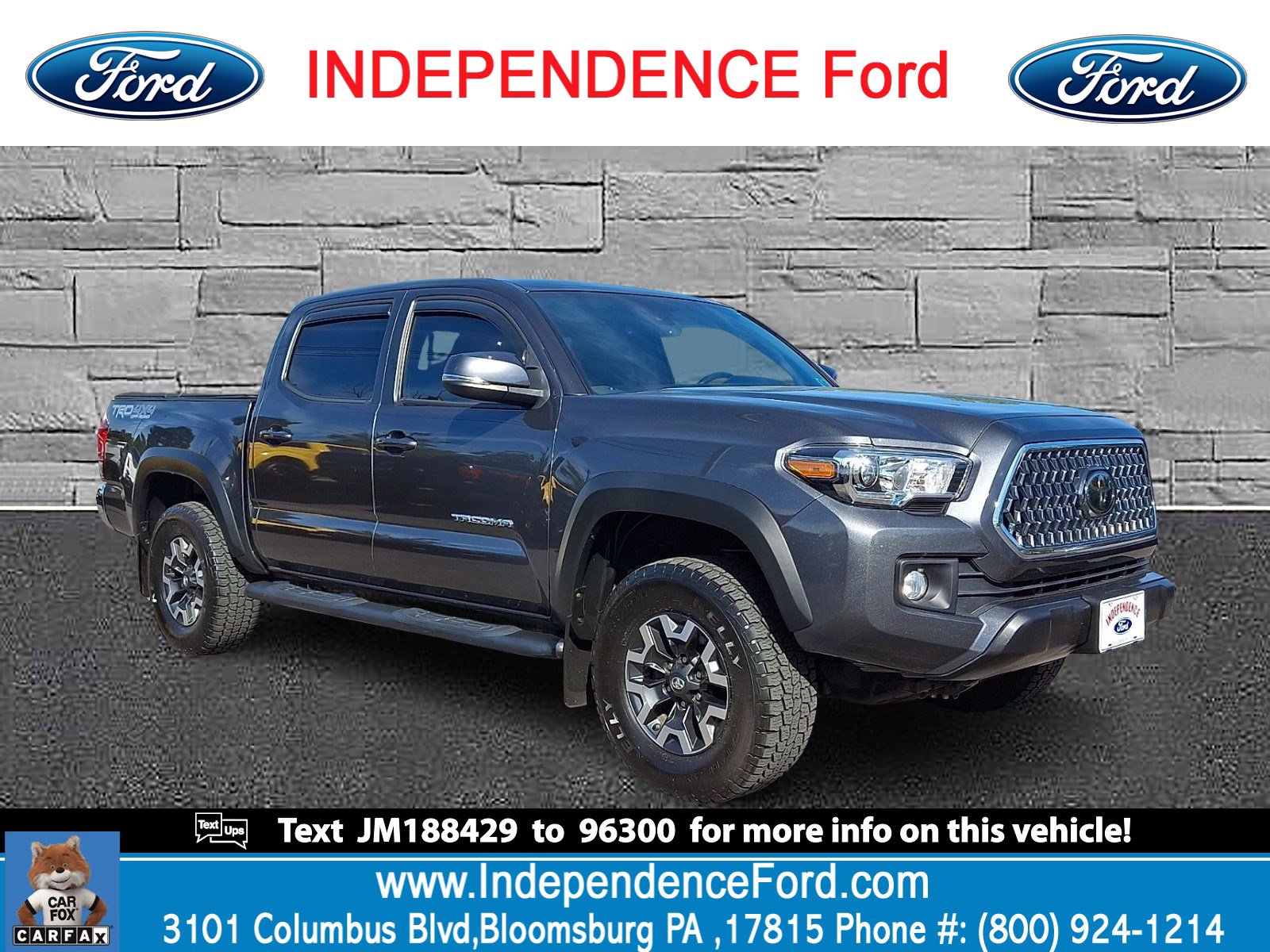 Used 2018 Toyota Tacoma TRD Off-Road