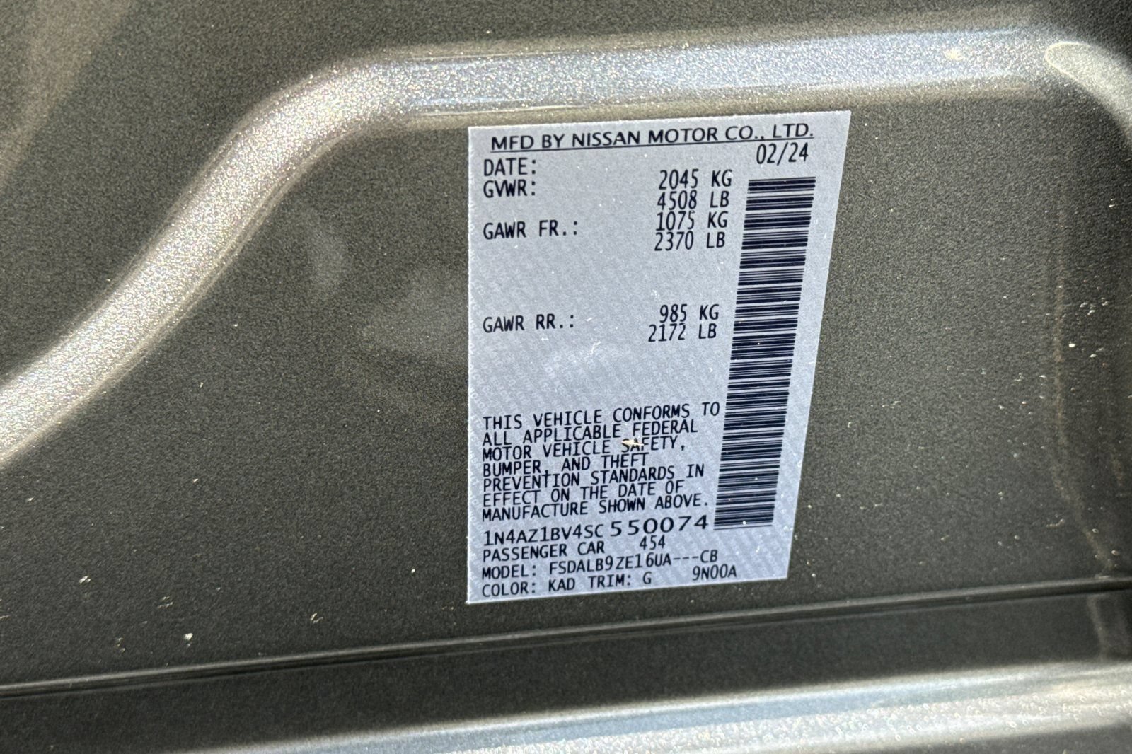 Used 2025 Nissan Leaf S FWD image 29