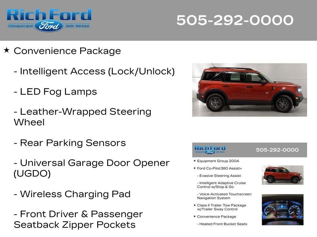 Certified 2022 Ford Bronco Sport Big Bend w/ Convenience Package AWD/4WD image 26