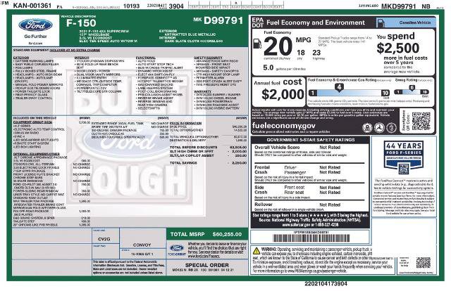 Certified 2021 Ford F150 XLT w/ Equipment Group 302A High AWD/4WD image 11