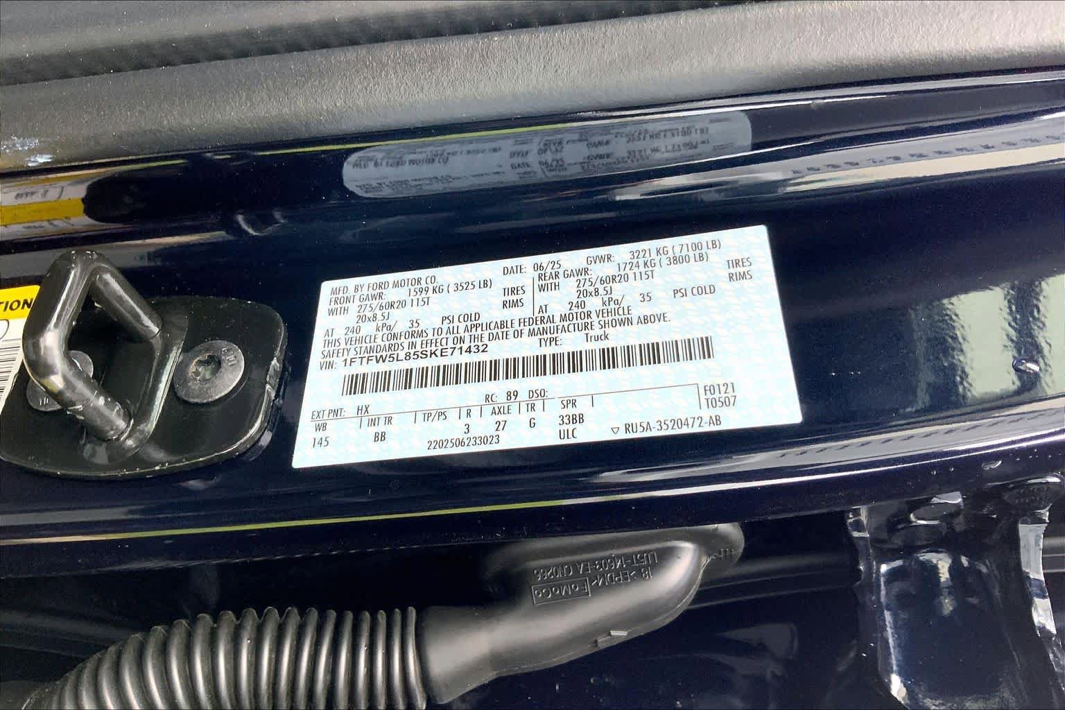 Certified 2025 Ford F150 Lariat w/ Equipment Group 501A Mid AWD/4WD image 34