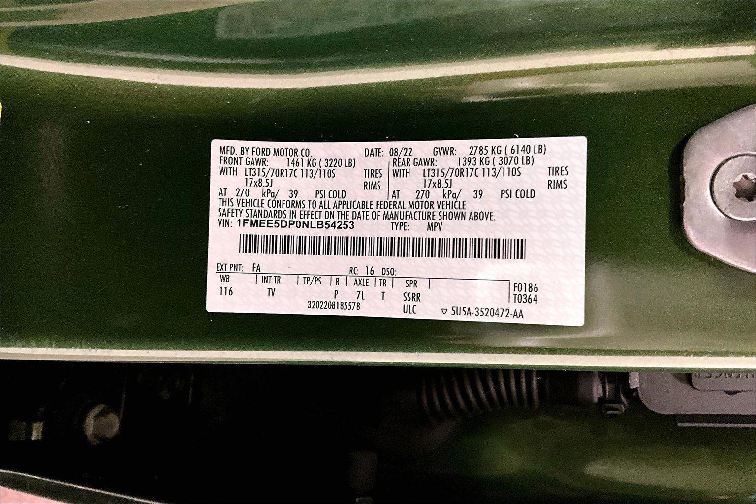 Certified 2022 Ford Bronco Wildtrak image 32