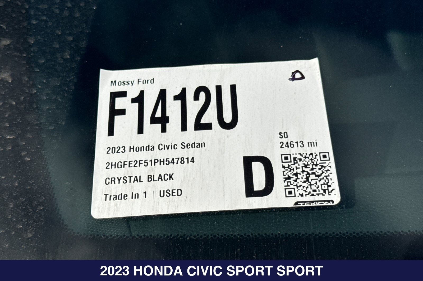 Used 2023 Honda Civic Sport image 2