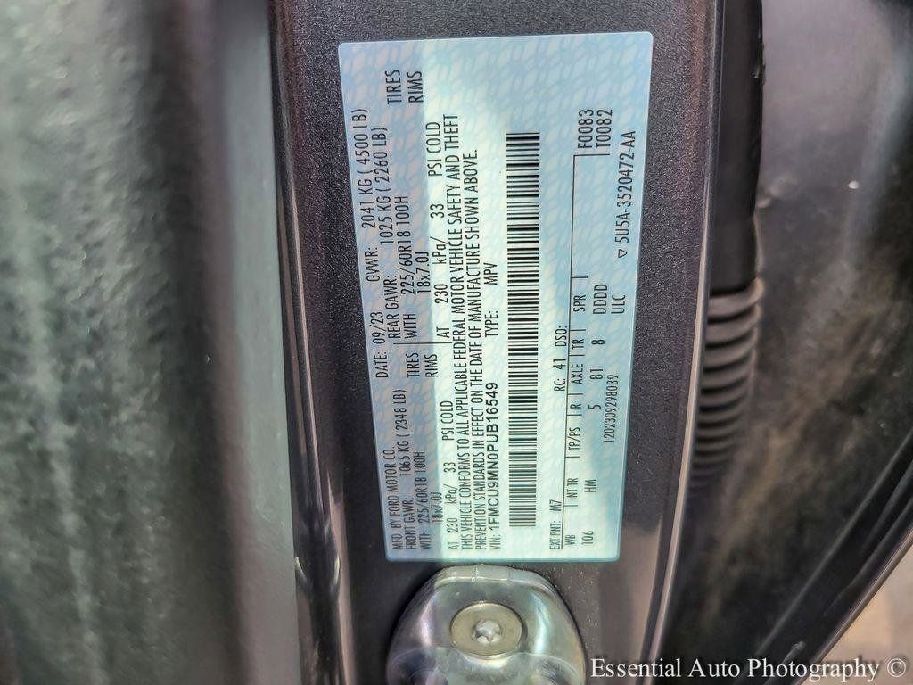 Certified 2023 Ford Escape ST-Line w/ Tech Pack #1 AWD/4WD image 28