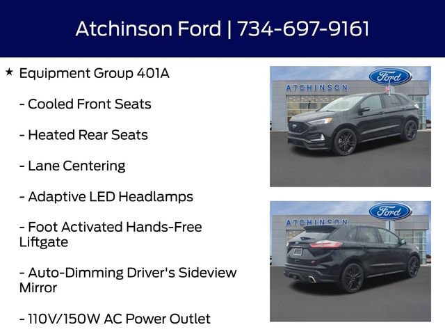 Certified 2022 Ford Edge ST w/ Equipment Group 401A image 16