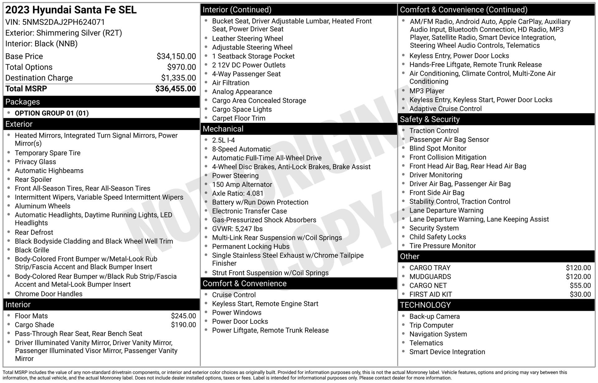 Used 2023 Hyundai Santa Fe SEL image 14